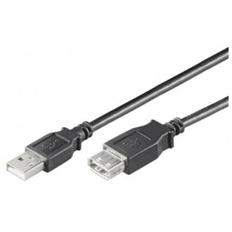 CABLE PROLONGADOR USB A-A MACHO-HEMBRA 60 CMTS