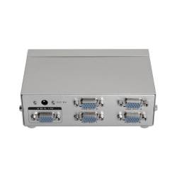 AISENS SPLITTER DUPLICADOR SVGA PARA 4 MONITORES CON ALIMENTACION