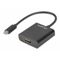 ADAPTADOR USB LANBERG USB-C M 3.1 A HDMI H 15CM DISPLAYPORT ALT MODE NEGRO