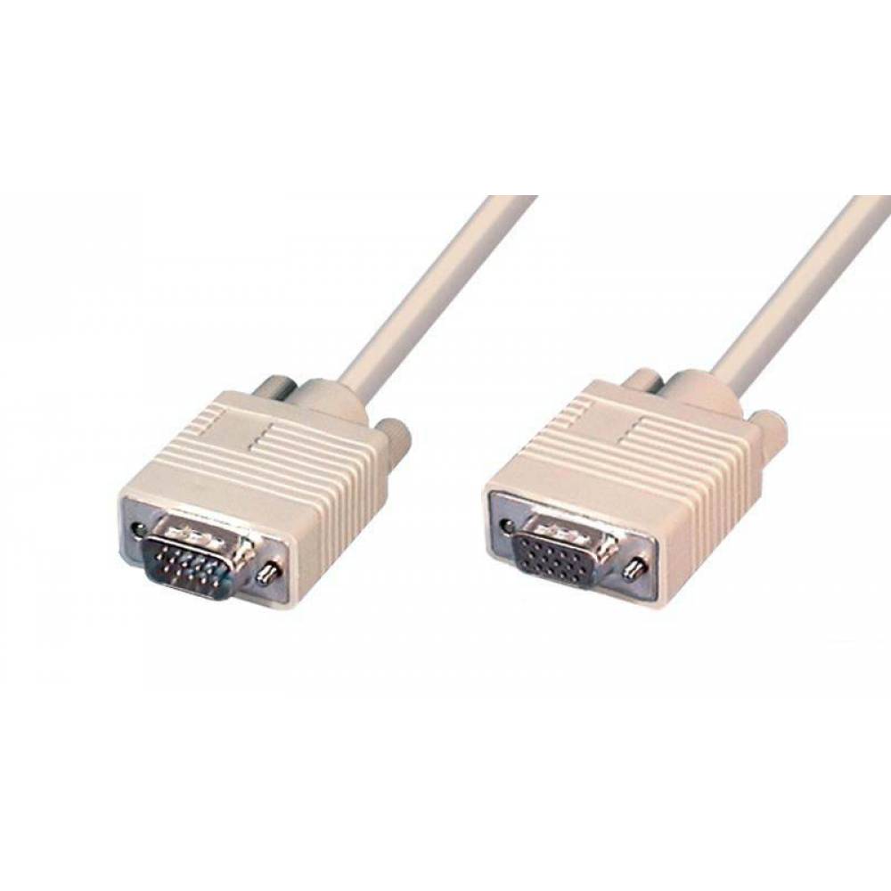 CABLE HD 15 MACHO ---> HEMBRA VGA 3D DE 0,3 Mts. (C-2)