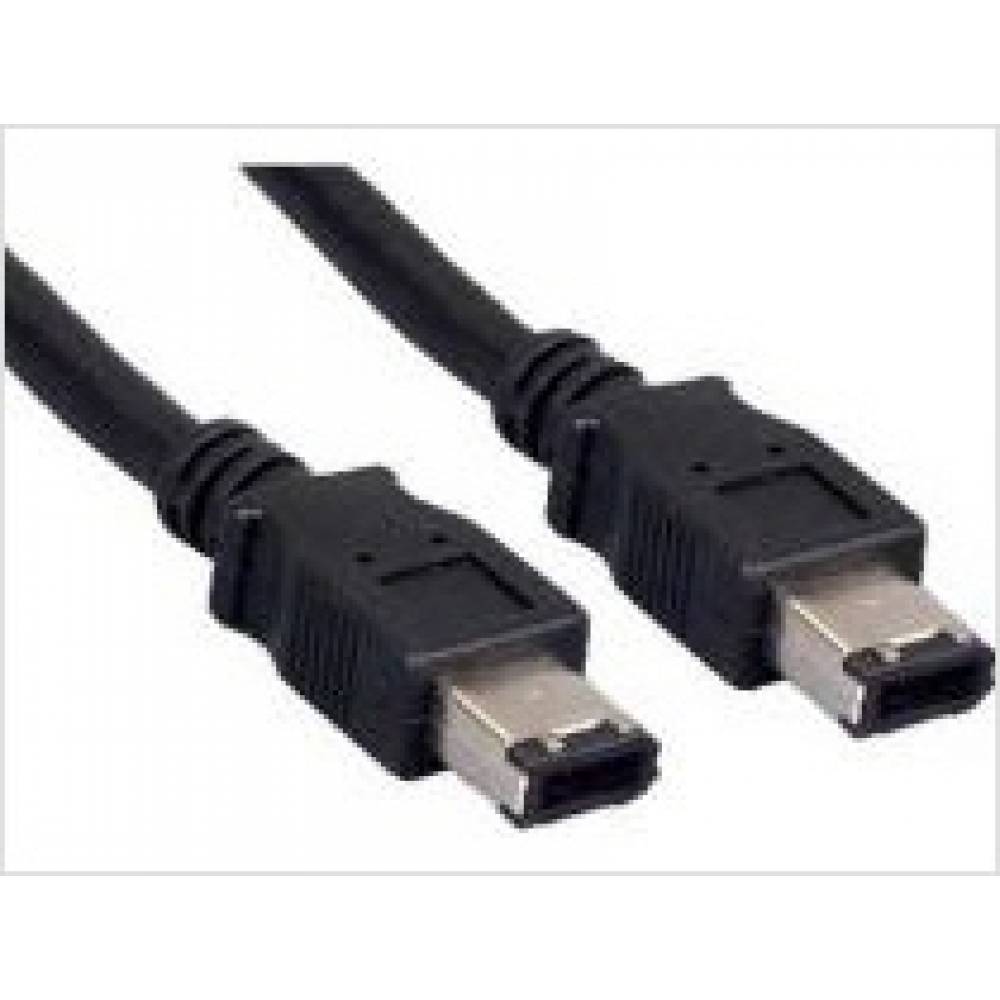 CABLE ADAPTADOR FIREWIRE 800 IEEE 1394B 9-6 PINES MACHO ---> MACHO 5 Mts.