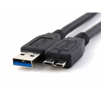 CABLE USB 3.0 TIPO A - MICRO USB TIPO B DE 0.5 MTS