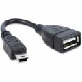 ADAPTADOR USB A HEMBRA ---> USB B MINI MACHO OTG 20 cm