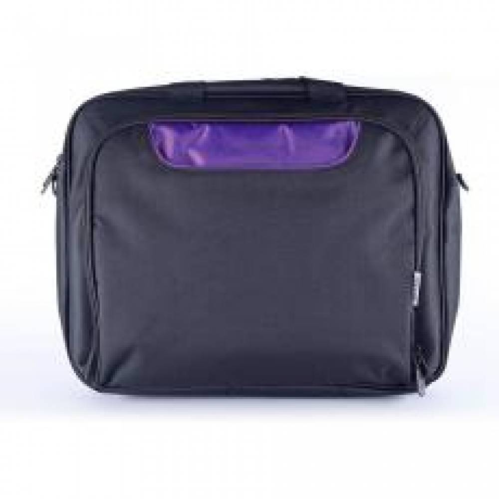 MALETIN PORTATIL APPROX APPNBCP15BP / HASTA 15.6 PULG./ NEGRO-PURPURA / APPNBCP15BP