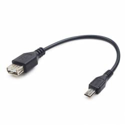 GEMBIRD CABLE ADAPTADOR USB A HEMBRA ---> USB B MICRO MACHO OTG 20 cm