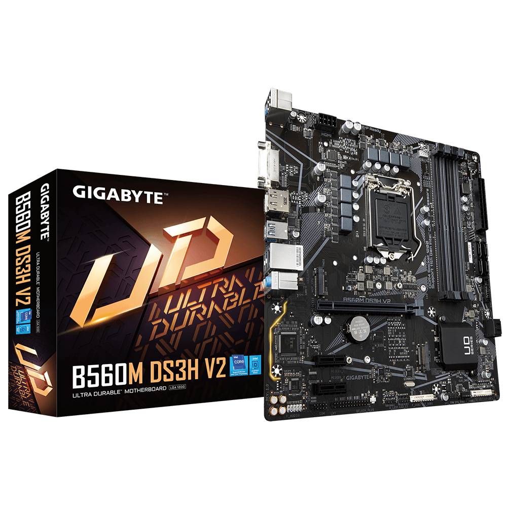 PLACA BASE GIGABYTE 1200 10ªGEN B560M DS 3H V2 DVI HDMI 4xDDR4