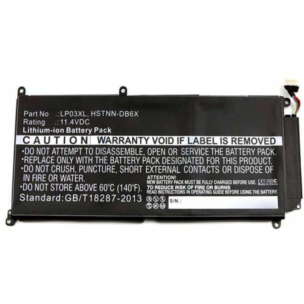 BATERIA 3600MAH 11.4V PARA HP LP03XL