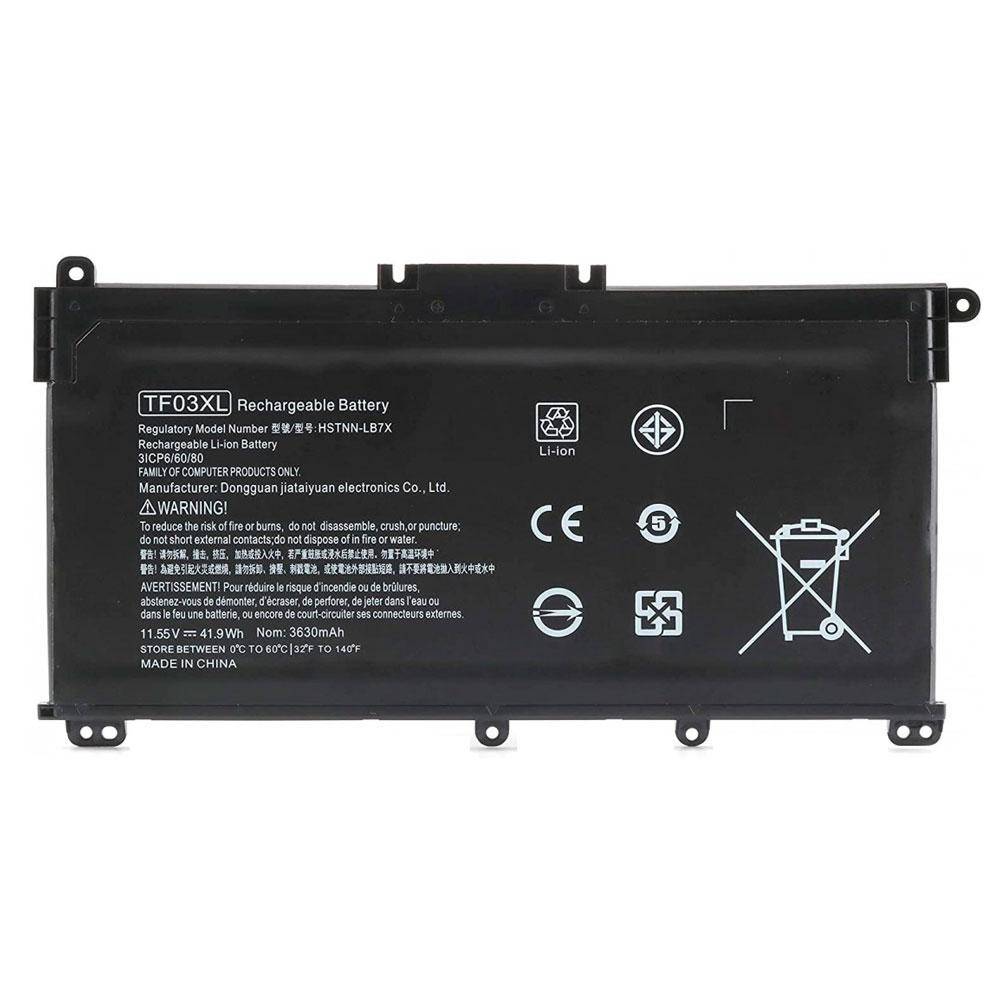 BATERIA 3630MAH 11.55V PARA HP TF03XL