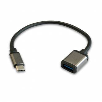 3GO CABLE OTG TYPE C A USB A HEMBRA 3.0 20cm