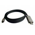 3GO CABLE TYPE-C A HDMI 4K ULTRA HD NEGRO