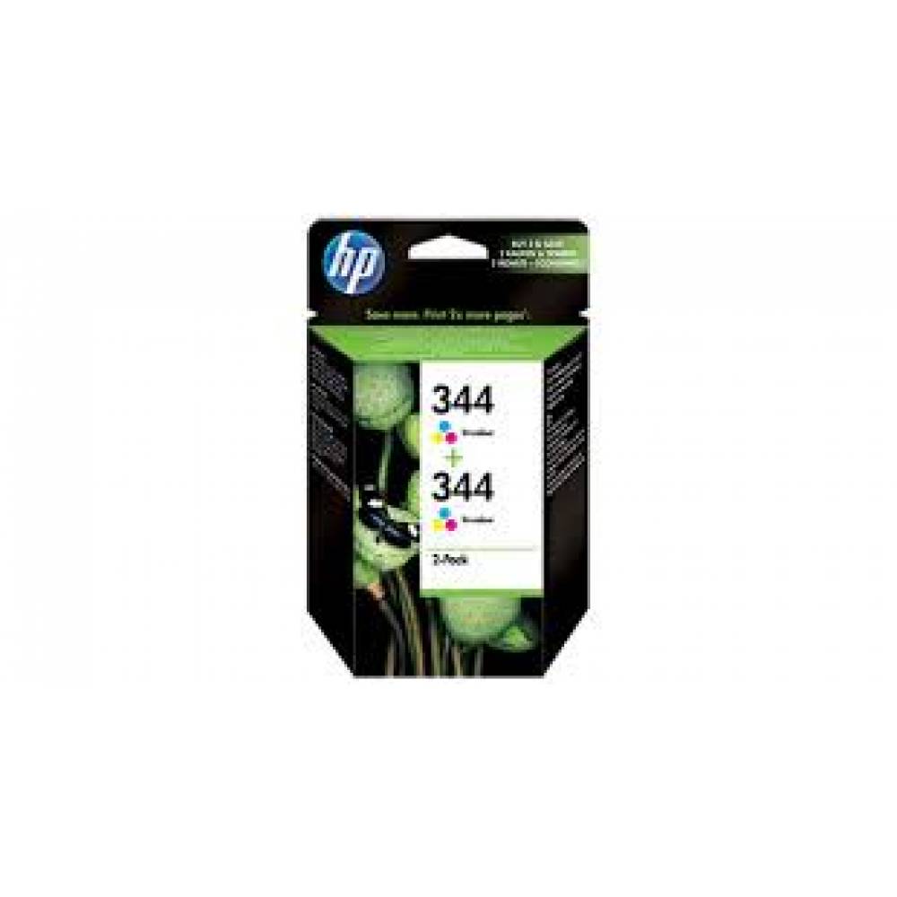 HP Nº 344 DeskJet 5740 - 6540 NEGRO - PACK 2 Uds.