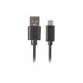 LANBERG CABLE DATOS USB 2.0 A TYPE-C QC NEGRO 0.5 METROS