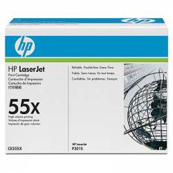 HP Nº 55X LaserJet P3011 - P3015 TONER NEGRO - 12.500 pág.