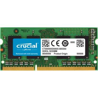 CRUCIAL MODULO MEMORIA DDR3/DDR3L 4GB 1600 MHz SODIMM 1.35v 1.5V