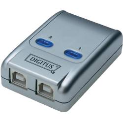 DIGITUS CONMUTADOR AUTOMATICO USB 2.0 2 PCS - 1 PERIFERICO