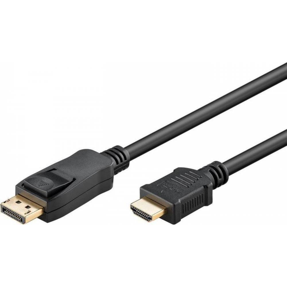 CABLE ADAPTADOR DE DISPLAY PORT MACHO A HDMI MACHO DE 10 Mts