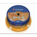VERBATIM DVD-R 4.7GB 16X 120MIN CAJA 25 UDS