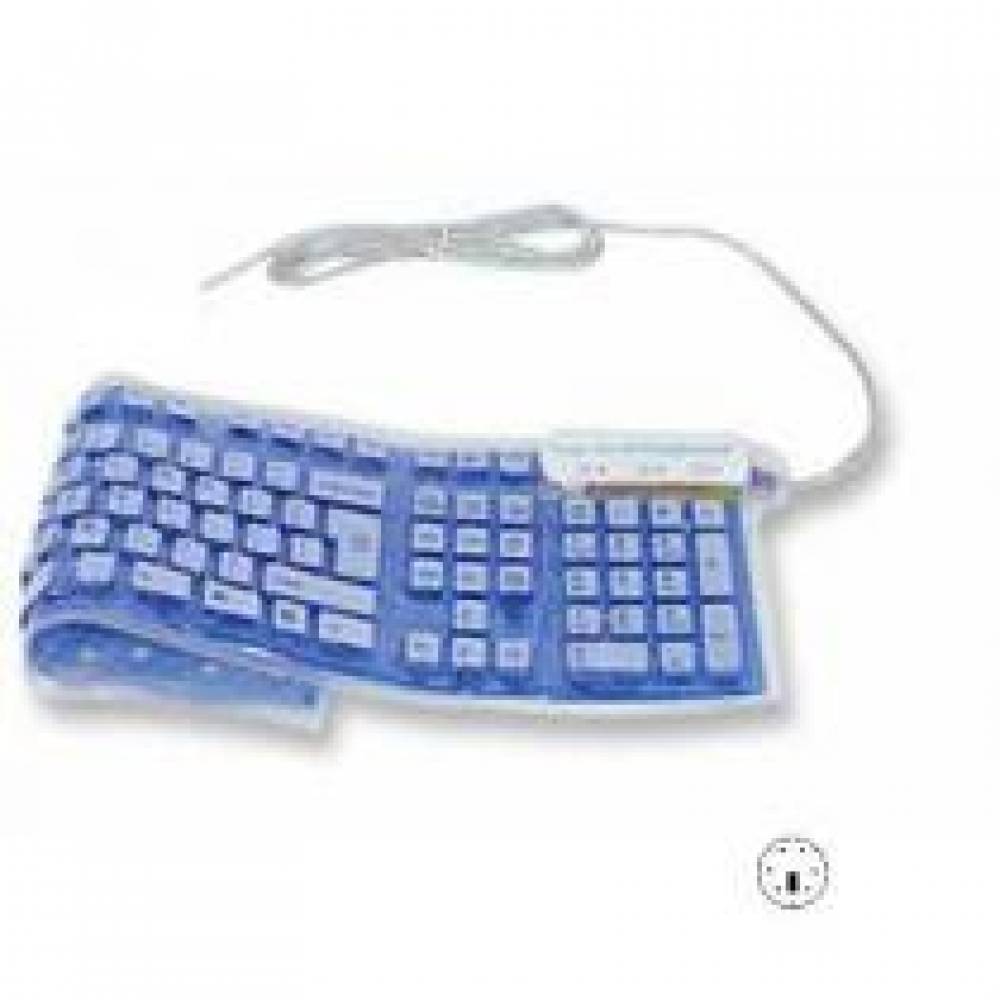 S-TECLADO FLEXIBLE AZUL