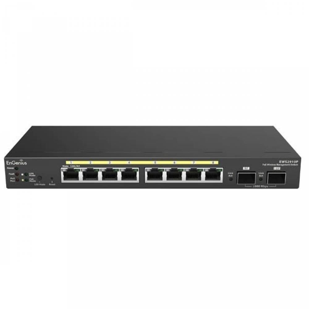 ENGENIUS SWITCH POE 8P + 2SFP WIRELESS MANAGEMENT