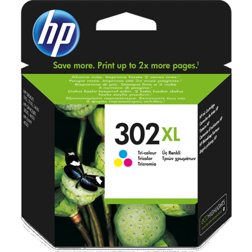 HP Nº 302XL DeskJet 1110/2130/3630 COLOR - 330 pag.