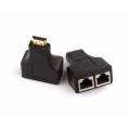 KIT EXTENSOR/REPETIDOR HDMI POR CABLE UTP RJ45 30 Mts. (2*UTP)