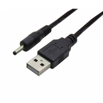 CABLE USB ALIMENTACIÓN UNIVERSAL 3.5MM - 1 METRO