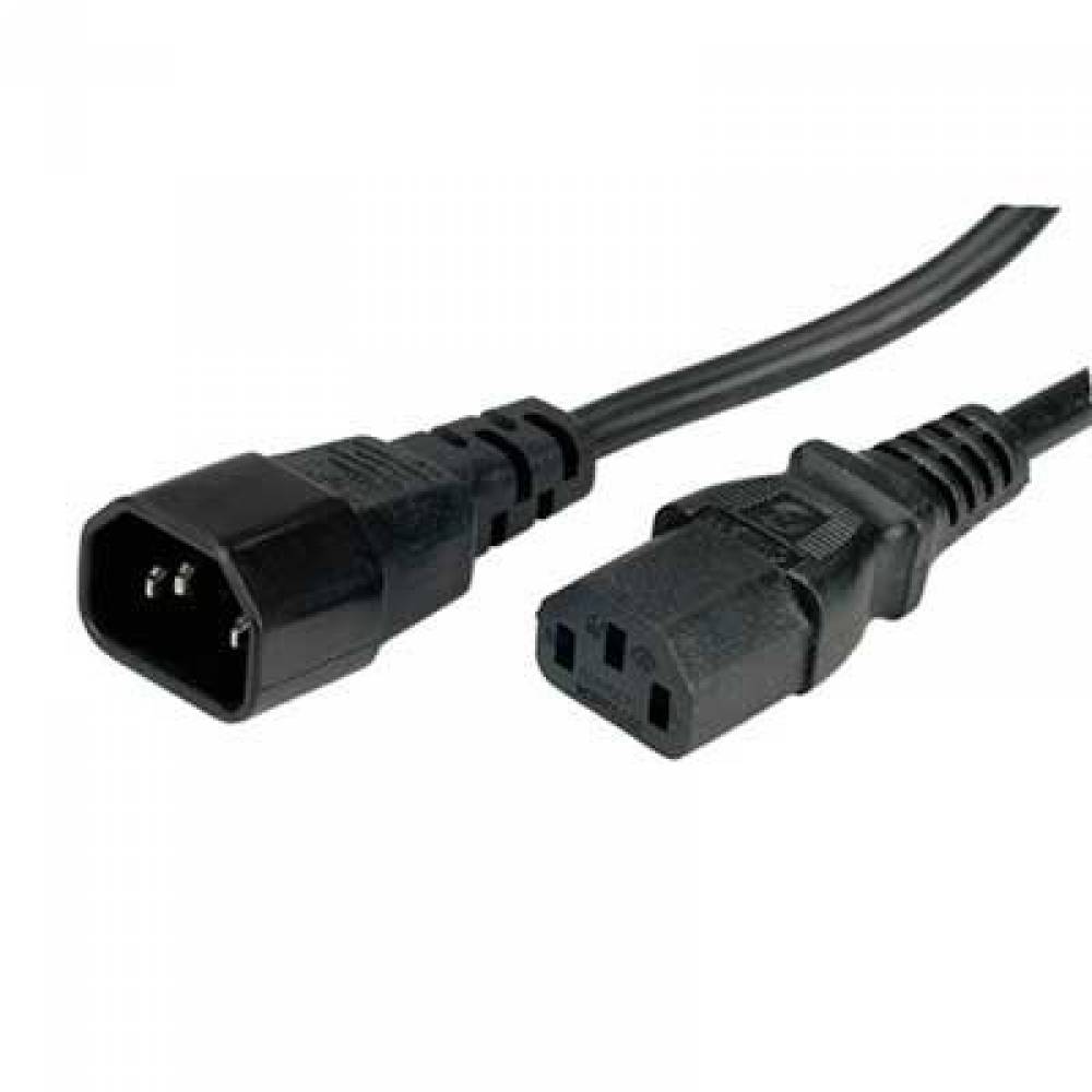 CABLE DE EXTENSION ALIMENTACION CPU-MONITOR NEGRO 3 Mts. C-9