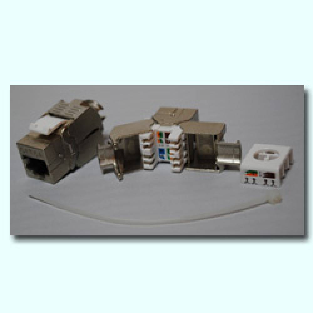 CONECTOR HEMBRA RJ45 CATEGORIA 6 APANTALLADO