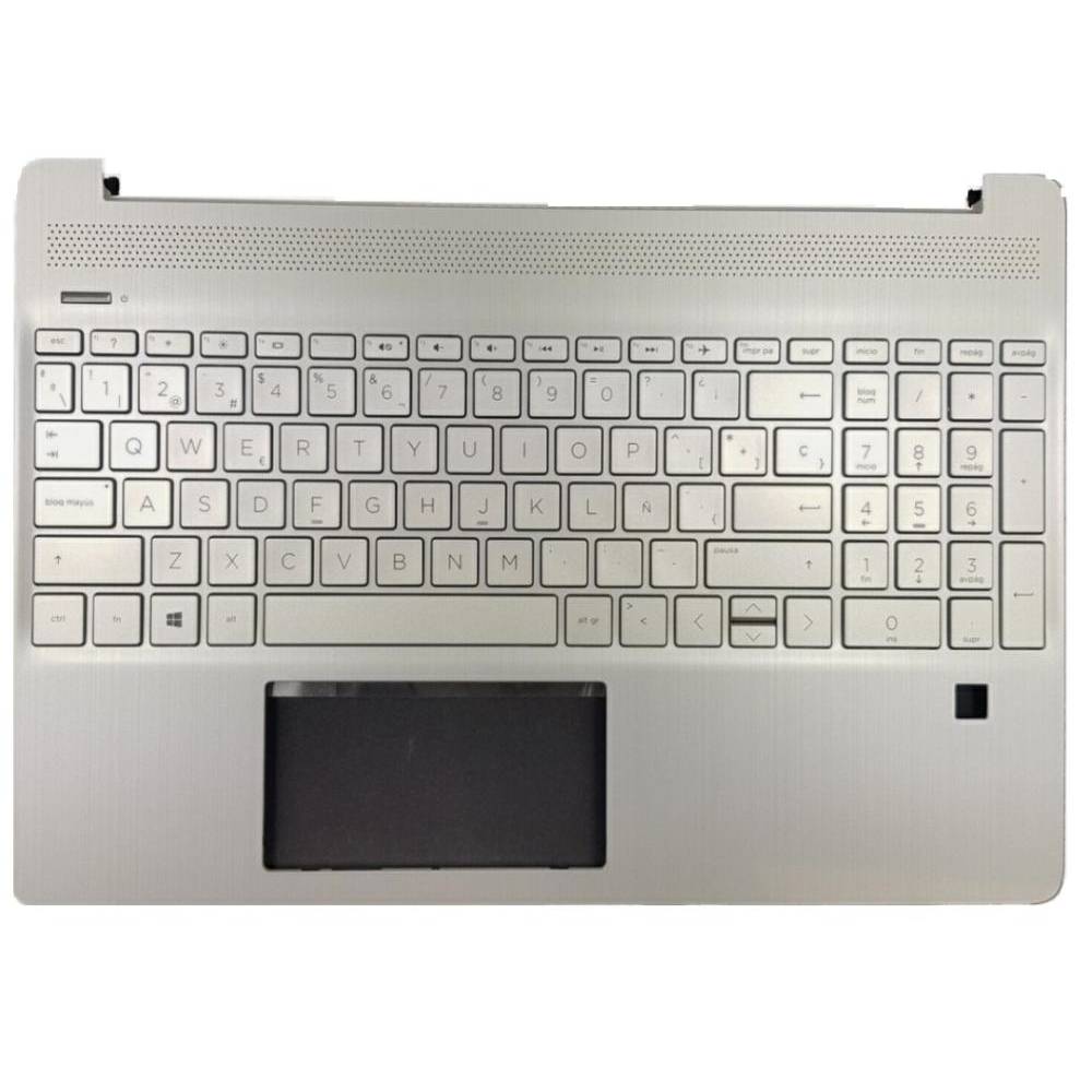 HP COVER SUPERIOR CON TECLADO HP 15S-EQ 15S-FQ PLATA