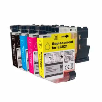 BROTHER LC521 J1260 J1310DW J1360DW J1460DW AMARILLO 500PAG