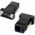 KIT 2 ADAPTADORES VGA DB15 MACHO ---> RJ45 HEMBRA