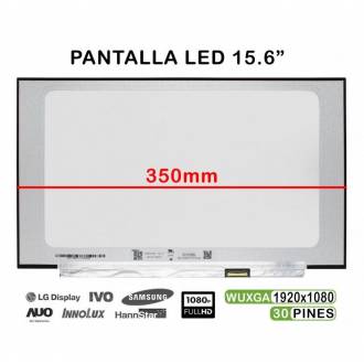 PANTALLA PORTATIL LED 15.6 FULLHD 30PIN SIN BRACKET 350MM / INVERTER 260MM