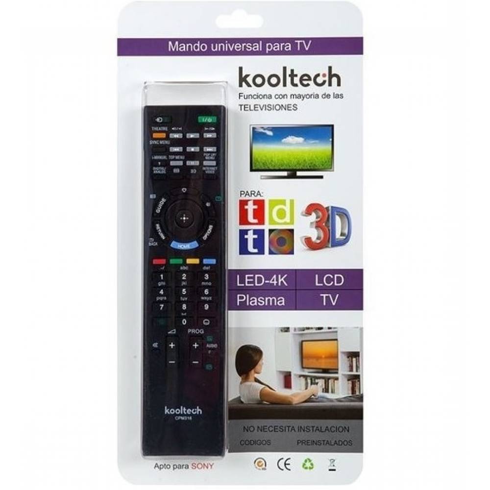 KOOLTECH MANDO UNIVERSAL PARA SONY