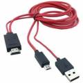 CABLE MHL USB A HDMI PARA SAMSUNG GALAXY S3/NOTE 3/S5