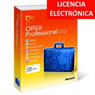 MICROSOFT OFFICE 2010 PROFESIONAL - LICENCIA ELECTRONICA (NO DVD/COA - SOLO CLAVE)