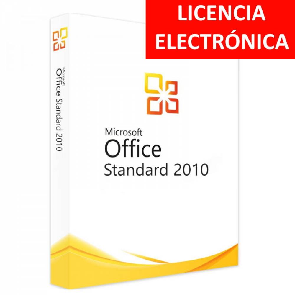 MICROSOFT OFFICE 2010 STANDARD - LICENCIA ELECTRONICA (NO DVD/COA - SOLO CLAVE)