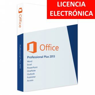 MICROSOFT OFFICE 2013 PROFESIONAL PLUS - LICENCIA ELECTRONICA (NO DVD/COA - SOLO CLAVE)