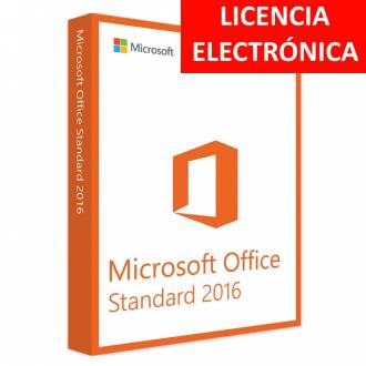 MICROSOFT OFFICE 2016 STANDARD - LICENCIA ELECTRONICA (NO DVD/COA - SOLO CLAVE)