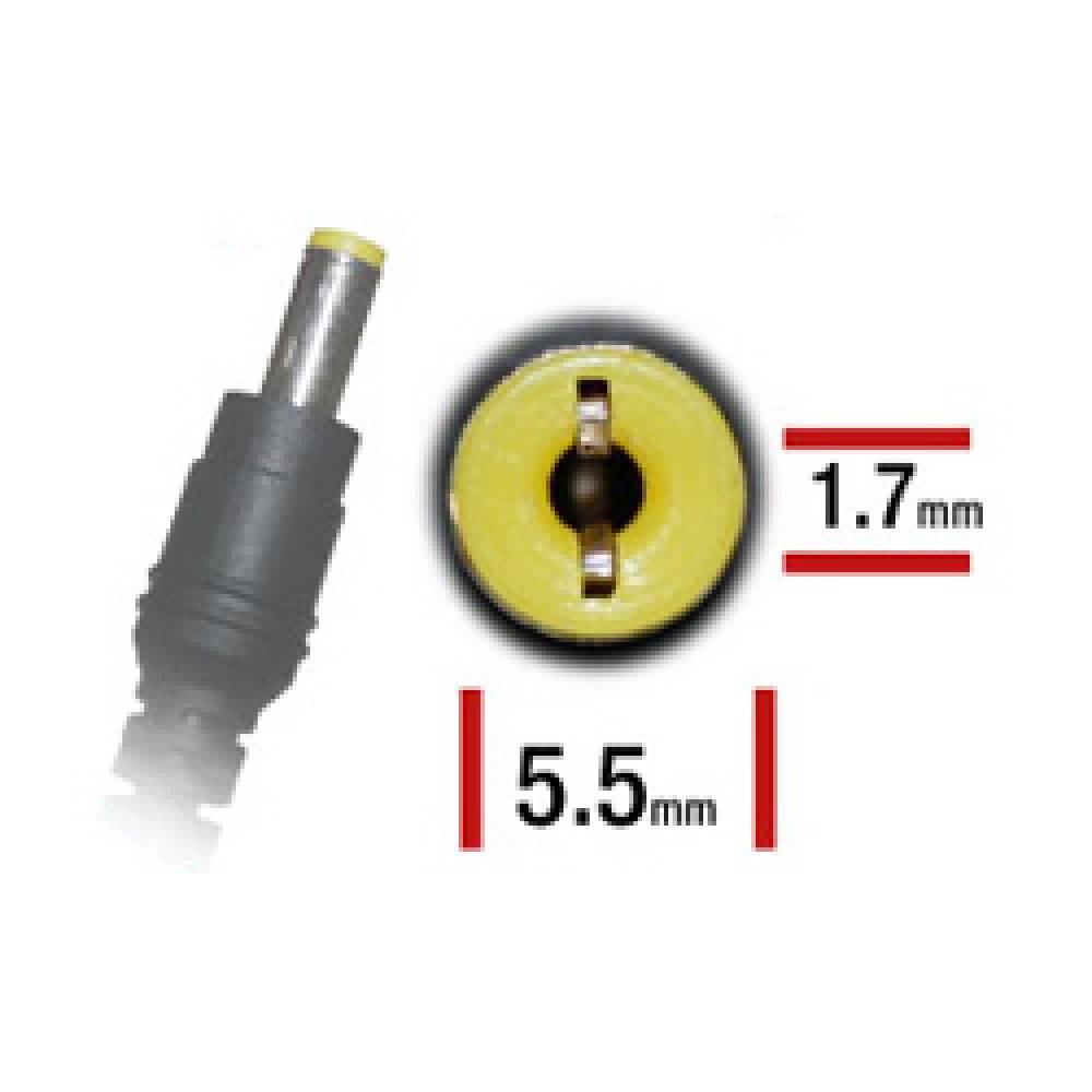ALIMENTADOR ESPECIFICO 19V 7.1A - 5.5 x 1.7mm - 135 W (ACER)