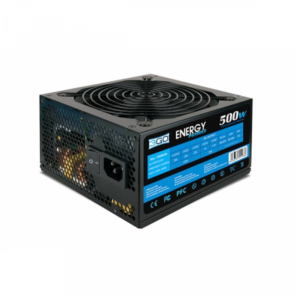 3GO FUENTE ALIMENTACION 900W PPFC (24pin,Sata,12cm)