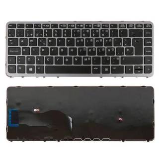 TECLADO COMPATIBLE HP ELITEBOOK 745 NEGRO PLATA