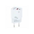 TOOQ CARGADOR DE RED TYPE-C PD+ / 20W / BLANCO / TQWC-QCPD20WT