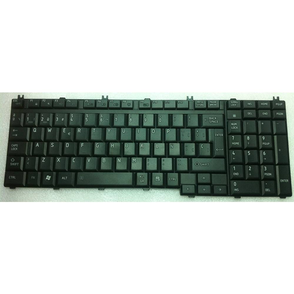 TECLADO TOSHIBA P200/P300/A500/L505/L350/L550 NEGRO