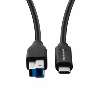 CABLE USB 3.0 TIPO C-B MACHO ---> MACHO DE 1.80 Mts.