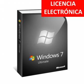WINDOWS 7 ULTIMATE SP1 ESPAÑOL - LICENCIA ELECTRONICA (NO DVD - SOLO CLAVE)